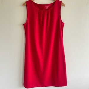 Lands' End Sleeveless Dress Red Size Medium